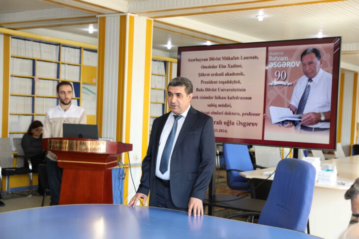 <p>BDU-da akademik Bəhram Əsgərovun 90 illik yubileyi qeyd olunub</p>